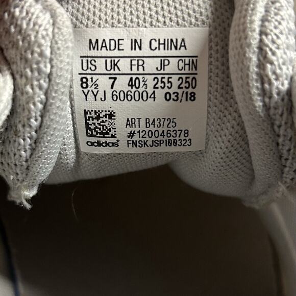 Adidas Womens US Size 8.5 Solyx B43725 White Gray Running Sneaker Shoes - Picture 12 of 12